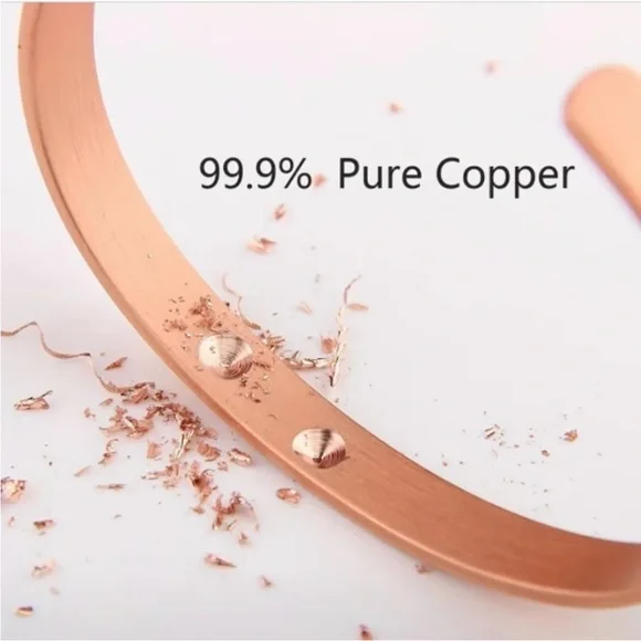 Unisex Copper Bracelet - Picture 2 of 4